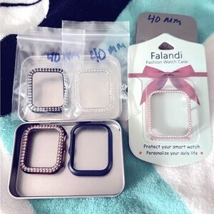 SALE💕40mm Apple I-watch Bling bumpers set